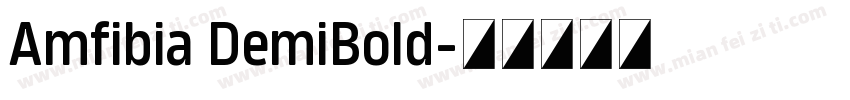 Amfibia DemiBold字体转换